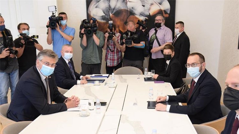 Sastanak predsjednika Vlade Plenkovića  i gradonačelnika Tomaševića: Očekujemo konstruktivnu suradnju